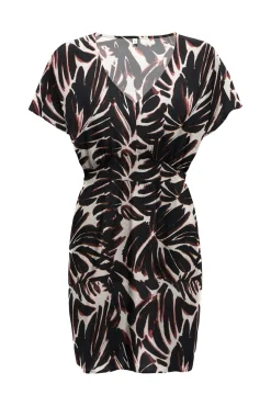 Vestido curto estampado floral