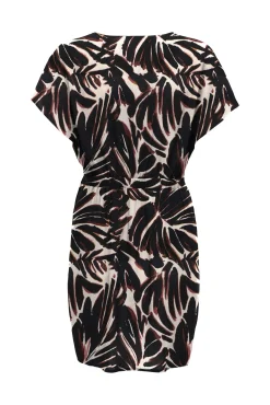 Vestido curto estampado floral