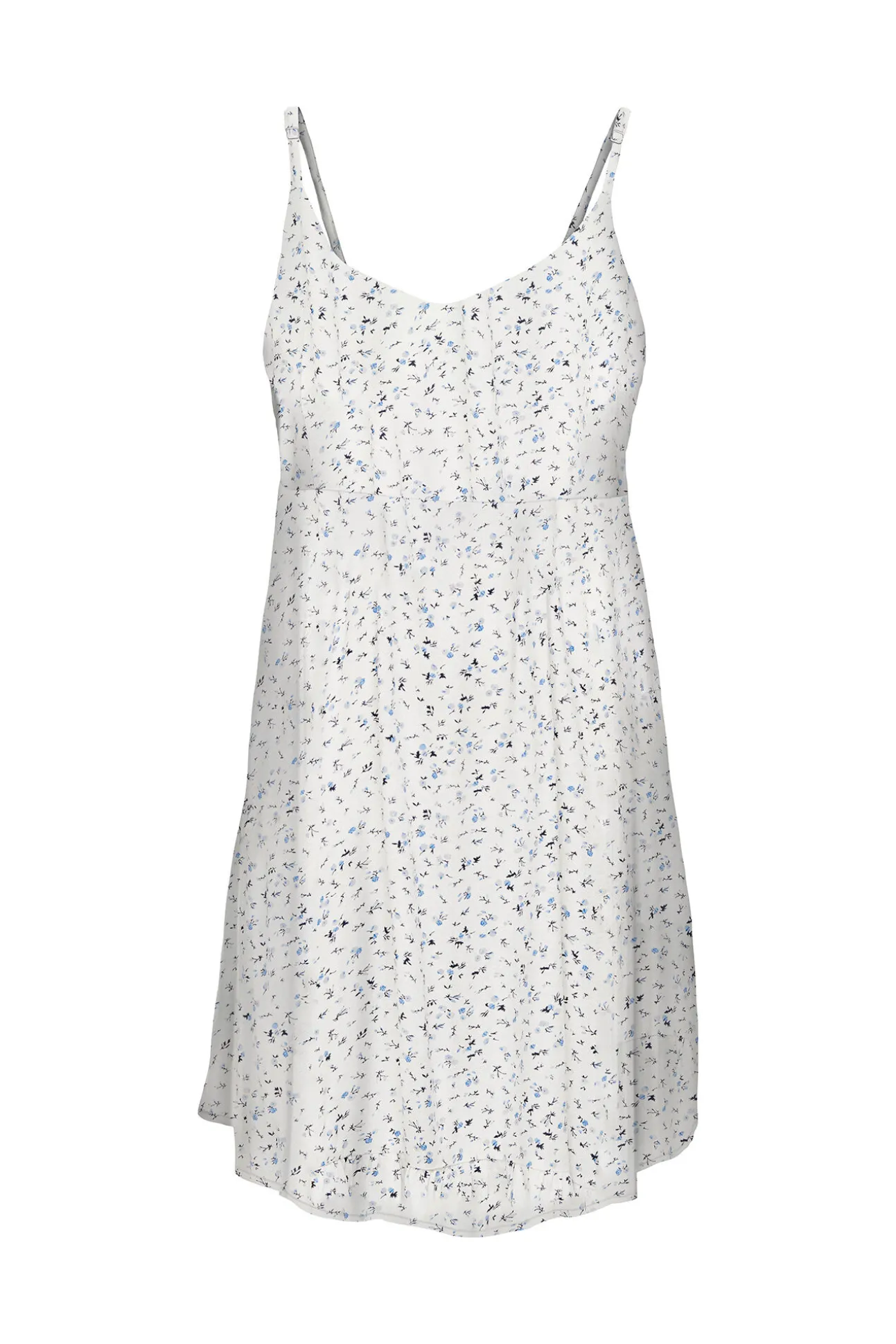 Vestido curto estampado floral