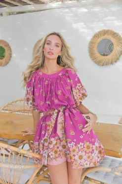 Vestido curto fluido