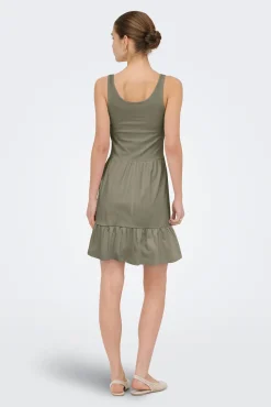 Vestido curto liso