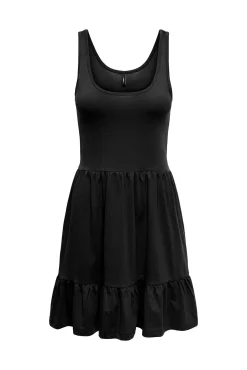 Vestido curto liso