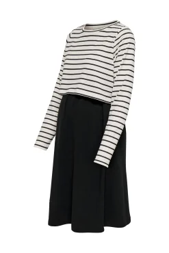 Vestido curto maternidade e amamentação