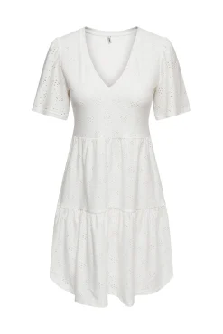 Vestido curto recortado