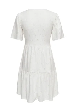 Vestido curto recortado