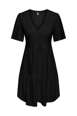 Vestido curto recortado