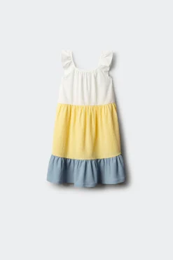 Vestido de blocos menina