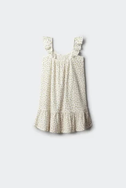 Vestido de flores para menina