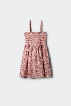 Vestido de flores para menina