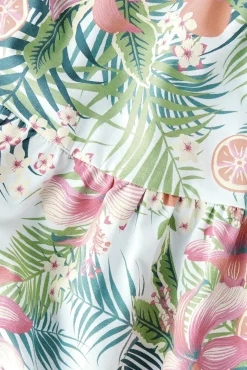 Vestido de menina estampado