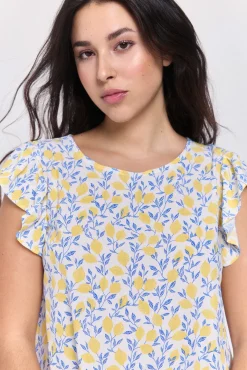 Vestido estampado ECOVERO™