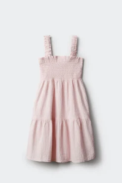 Vestido estampado vichy menina
