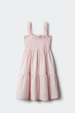 Vestido estampado vichy menina