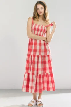Vestido gingham