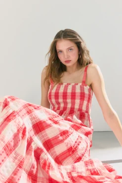 Vestido gingham