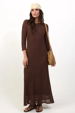 Vestido largo lencero
