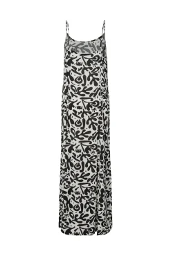 Vestido maxi de alças