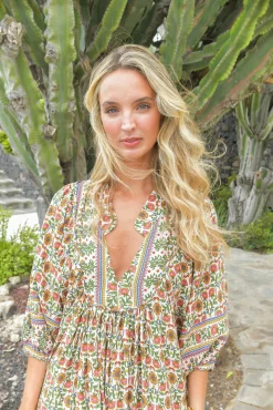 Vestido midi Boheme