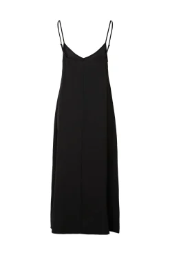 Vestido midi de alças