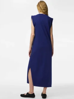 Vestido midi manga cava