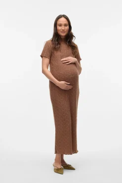 Vestido midi maternidade