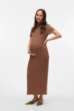 Vestido midi maternidade
