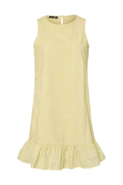Vestido mini manga cava