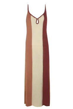 Vestido punto multicolor